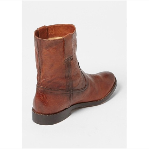 Frye Anna Leather Shortie Boot - Picture 2 of 6